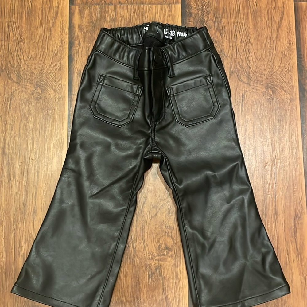 Gap Pleather flare pants